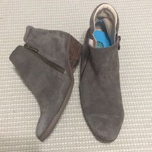 Suede booties